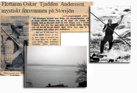Oskar Tjadden Andersson f�rsvann under mystiska omst�ndigheter p� Storsj�n 1942